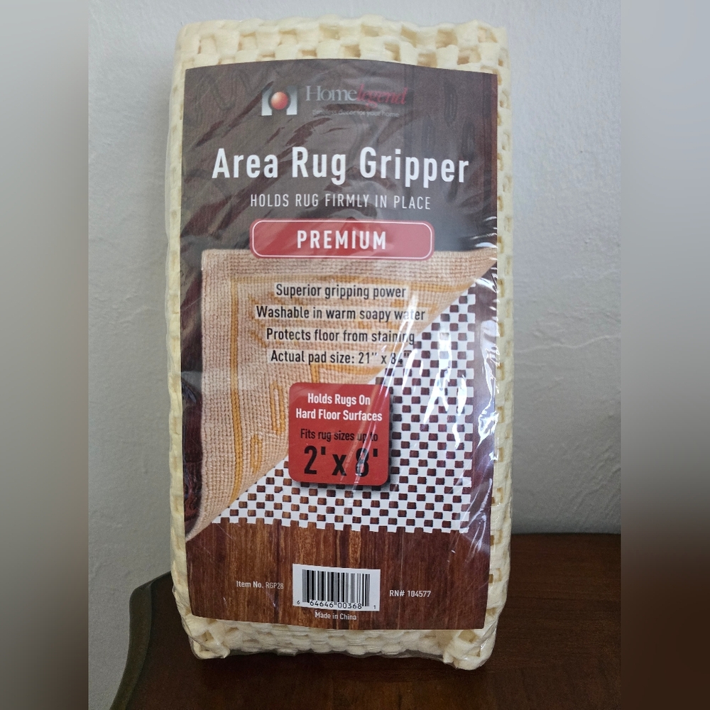 Beige Area Rug Gripper 2'X8'